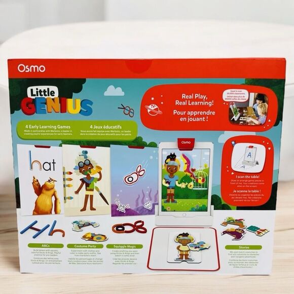 Osmo Little Genius Starter Kit for iPad 4 Game Apps Ages 3-5 Early Learning STEM - Picture 2 of 3